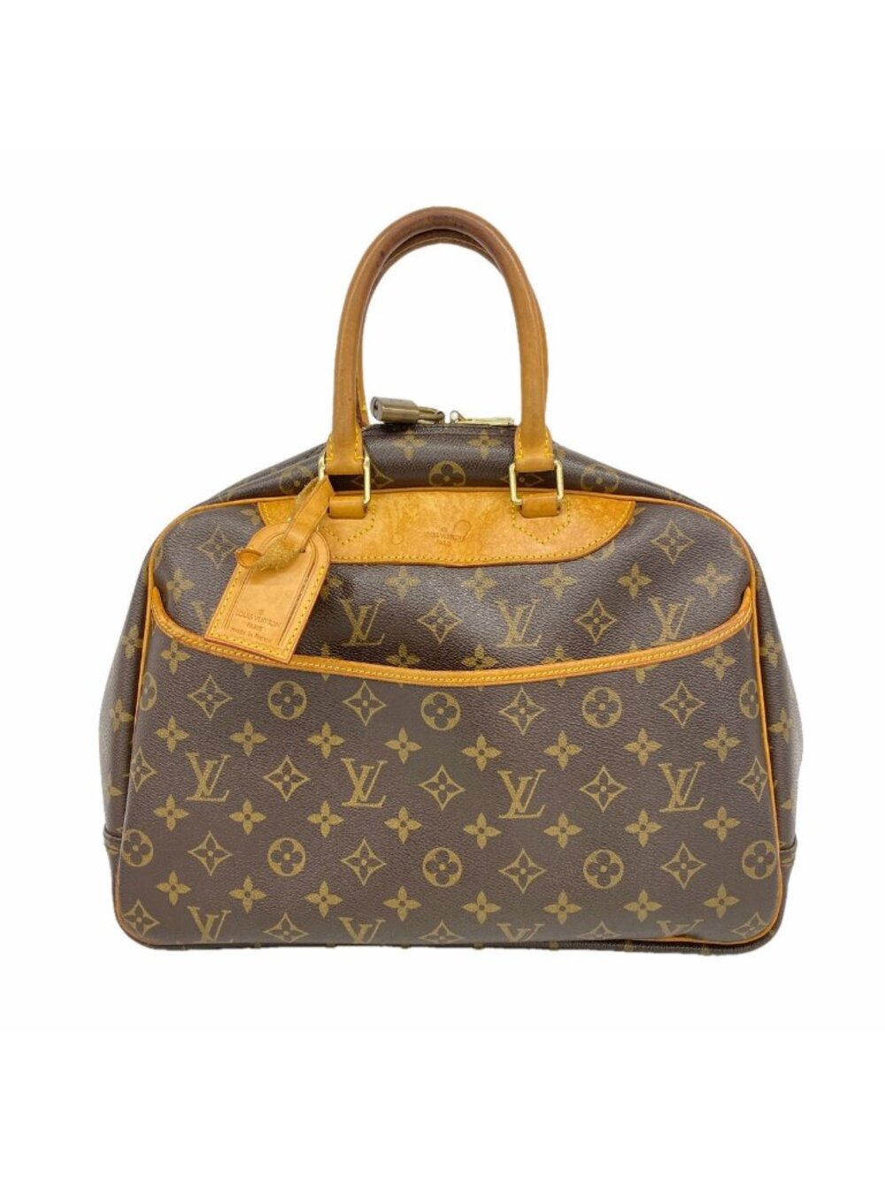 Louis Vuitton Handbag Monogram Deauville Brown